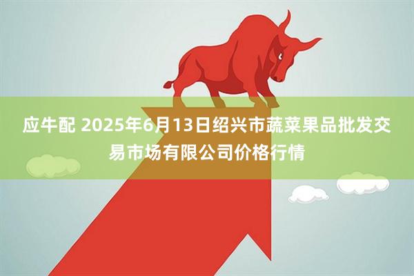 应牛配 2025年6月13日绍兴市蔬菜果品批发交易市场有限公司价格行情