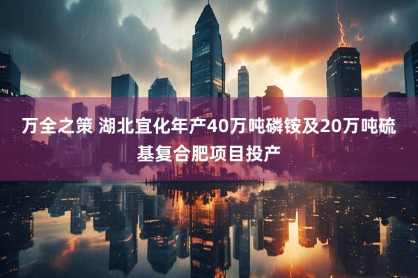 万全之策 湖北宜化年产40万吨磷铵及20万吨硫基复合肥项目投产